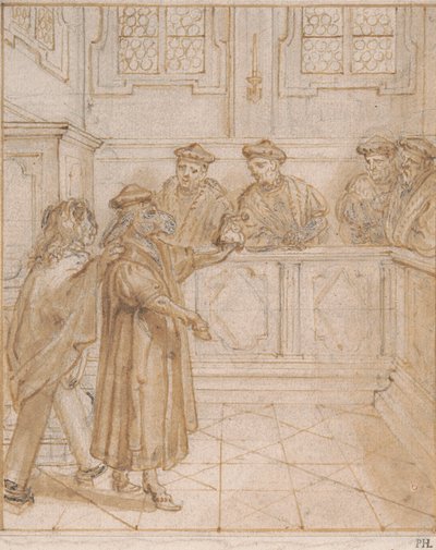 Doctor Ass (Kanun Üzerine Bir Hiciv) by Abraham van Diepenbeeck