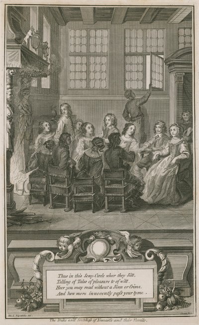 Newcastle Dükü ve Düşesi ve aileleri by Abraham van Diepenbeeck