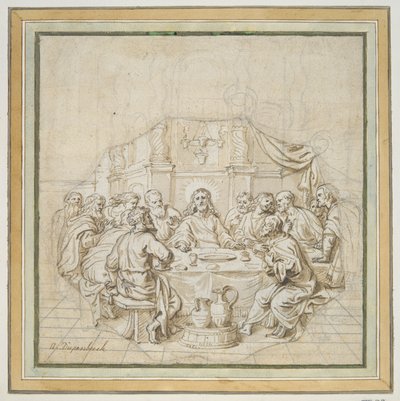 Son Akşam Yemeği by Abraham van Diepenbeeck