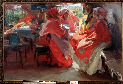 Ziyaretçiler by Abram Efimovich Arkhipov
