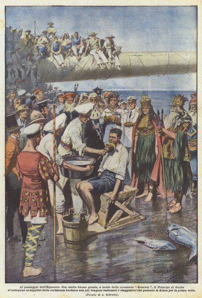 Ekvator geçişinde by Achille Beltrame