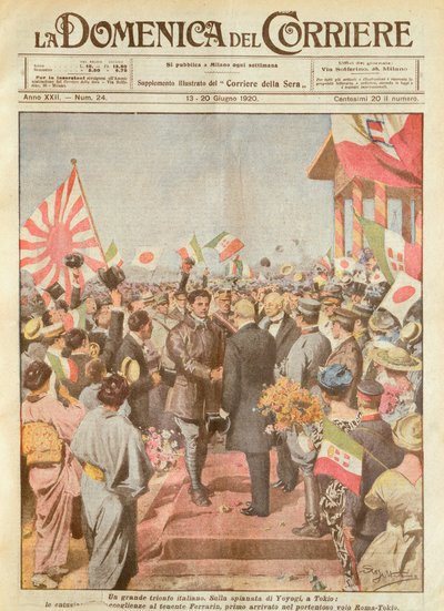 Arturo Ferrarin, Tokyo