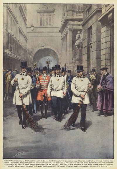 Karnaval zaman aşımına uğradı by Achille Beltrame