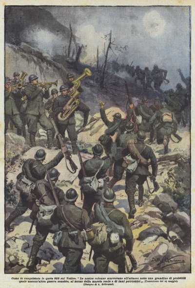 Vodice 652 rakımı nasıl fethedildi? by Achille Beltrame