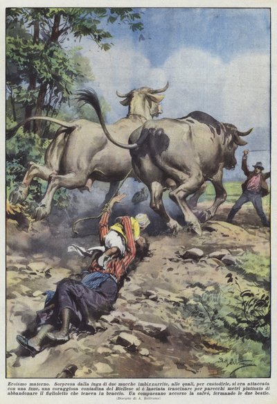 anne kahramanlığı by Achille Beltrame