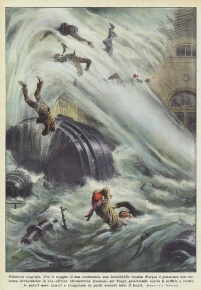 Yıldırım hızında trajedi by Achille Beltrame
