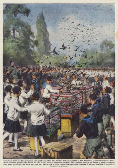 İtalyan nezaketi by Achille Beltrame