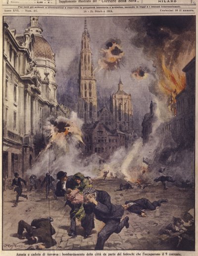 Alman uçakları Anvers