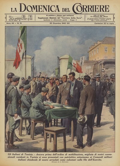 Tunuslu İtalyanlar by Achille Beltrame