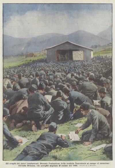 Geleceğin dövüşçülerinin eğlenceleri by Achille Beltrame