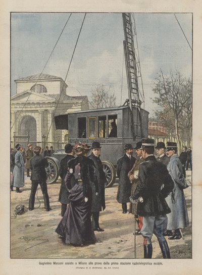 Guglielmo Marconi, Milano