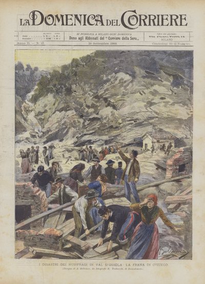 Val DOssola, La Frana Di Cuzzego