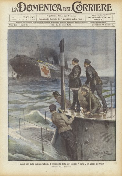 Alman korsanlığının yeni ihtişamı by Achille Beltrame