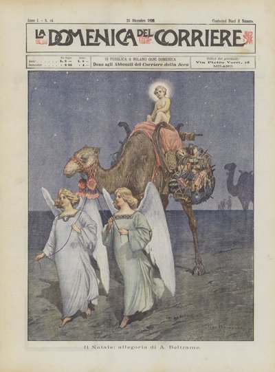 Noel, A Beltrame tarafından bir alegori by Achille Beltrame