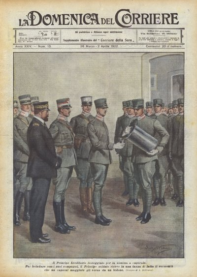 Veliaht Prens onbaşı olarak atanmasını kutladı by Achille Beltrame