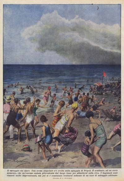 denizdeki serap by Achille Beltrame