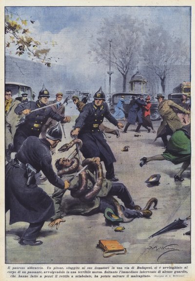 Korkunç kucaklama by Achille Beltrame