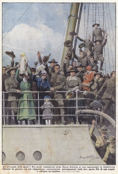gelinlerin vapuru by Achille Beltrame