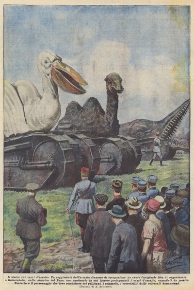 Saldırı yüzen tiyatro by Achille Beltrame