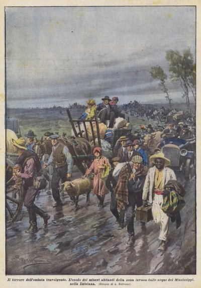 Ezici dalganın dehşeti by Achille Beltrame