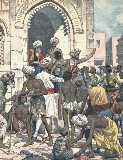 Hindistan. Kuraklık salgınlara neden olur. Gıda dağıtımı. Antonio Beltrame