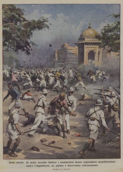 asi Hindistan by Achille Beltrame