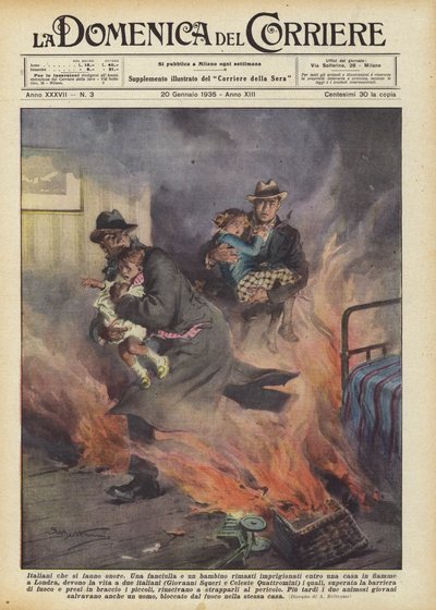 Onurlandırılan İtalyanlar by Achille Beltrame