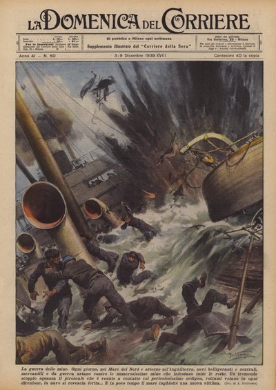 mayın savaşı by Achille Beltrame