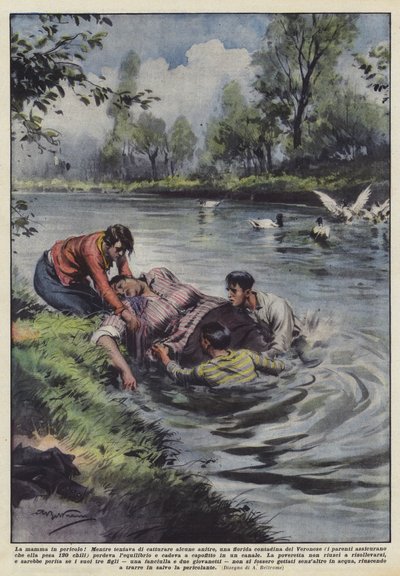 Anne tehlikede! by Achille Beltrame