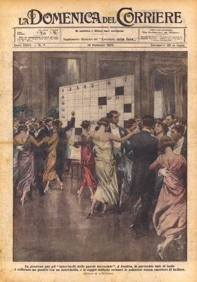 Bulmaca bilmecesi tutkusu by Achille Beltrame