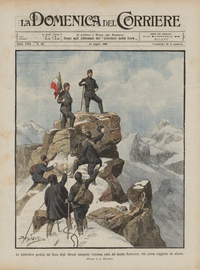 Abruzzi Dükü liderliğindeki keşif gezisi, Ruwenzori Dağı