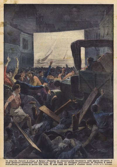 Boş zamanlarında yaşanan trajedi by Achille Beltrame
