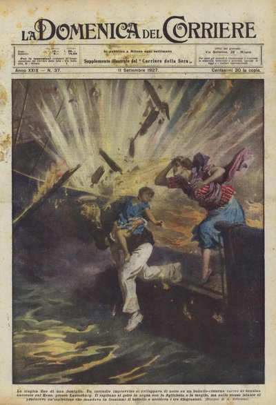 Bir ailenin trajik sonu by Achille Beltrame