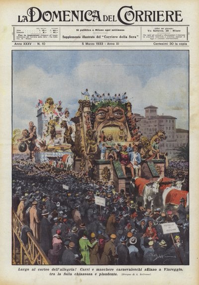 Mutluluk alayı için yol açın! by Achille Beltrame