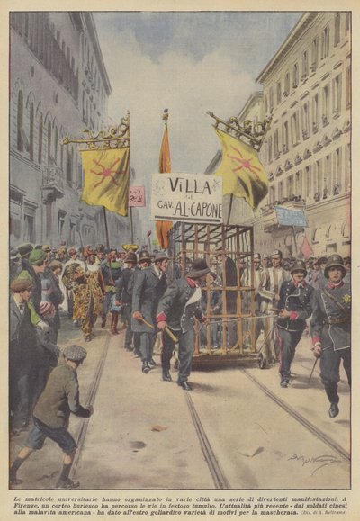Üniversite birinci sınıf öğrencileri çeşitli şehirlerde bir dizi eğlenceli etkinlik düzenlediler by Achille Beltrame