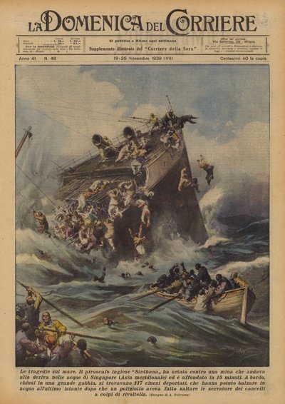 Denizdeki trajediler by Achille Beltrame
