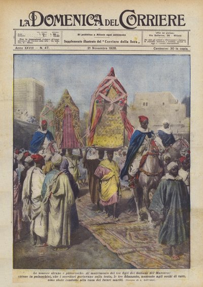 Garip ve pitoresk gelenekler by Achille Beltrame