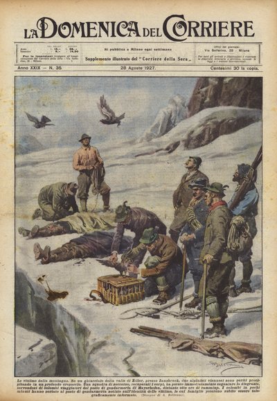Dağın kurbanları by Achille Beltrame
