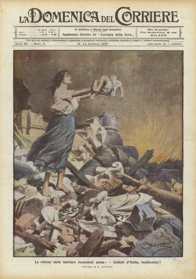 Barbarca hava saldırılarının kurbanları, İtalya