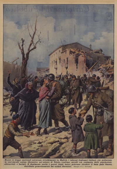 Ulusal birlikler zaferle Madrid