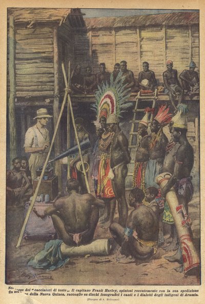 Kafa avcıları diyarında by Achille Beltrame