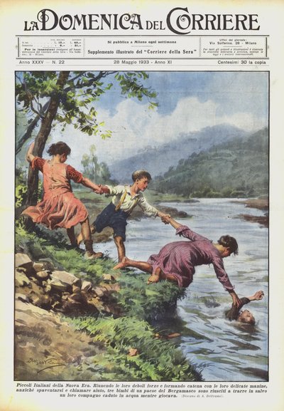 Yeni Çağın Küçük İtalyanları by Achille Beltrame