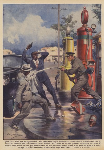 Hırsızların beklemediği şey by Achille Beltrame