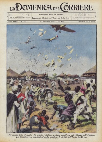 Somali cephesinde by Achille Beltrame