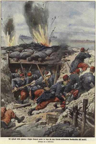 Savaşın olayları by Achille Beltrame