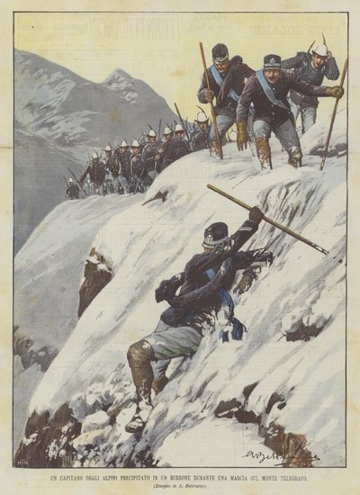 Bir Alpini Kaptanı, Telegraph Dağı