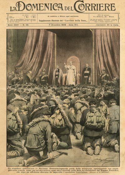 Vatikan'da benzersiz bir resepsiyon by Achille Beltrame