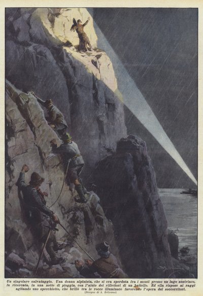 Tek bir kurtarma by Achille Beltrame