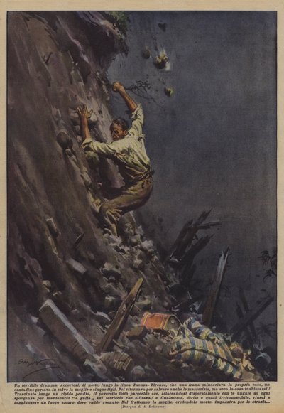 korkunç bir dram by Achille Beltrame