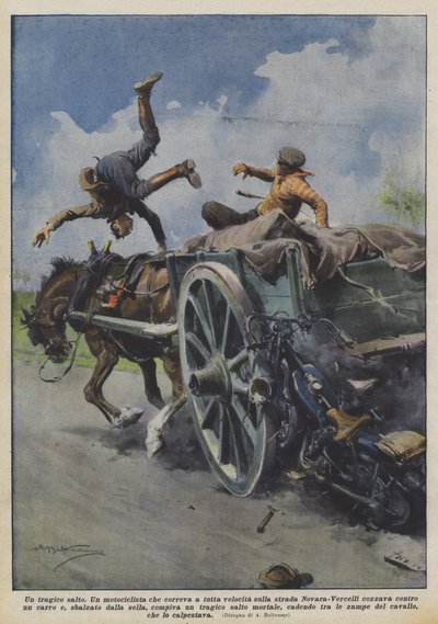 Trajik bir sıçrama by Achille Beltrame